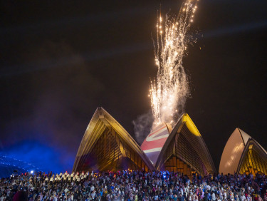 Australia Day Live 2023 Fireworks Over Sydney Opera House