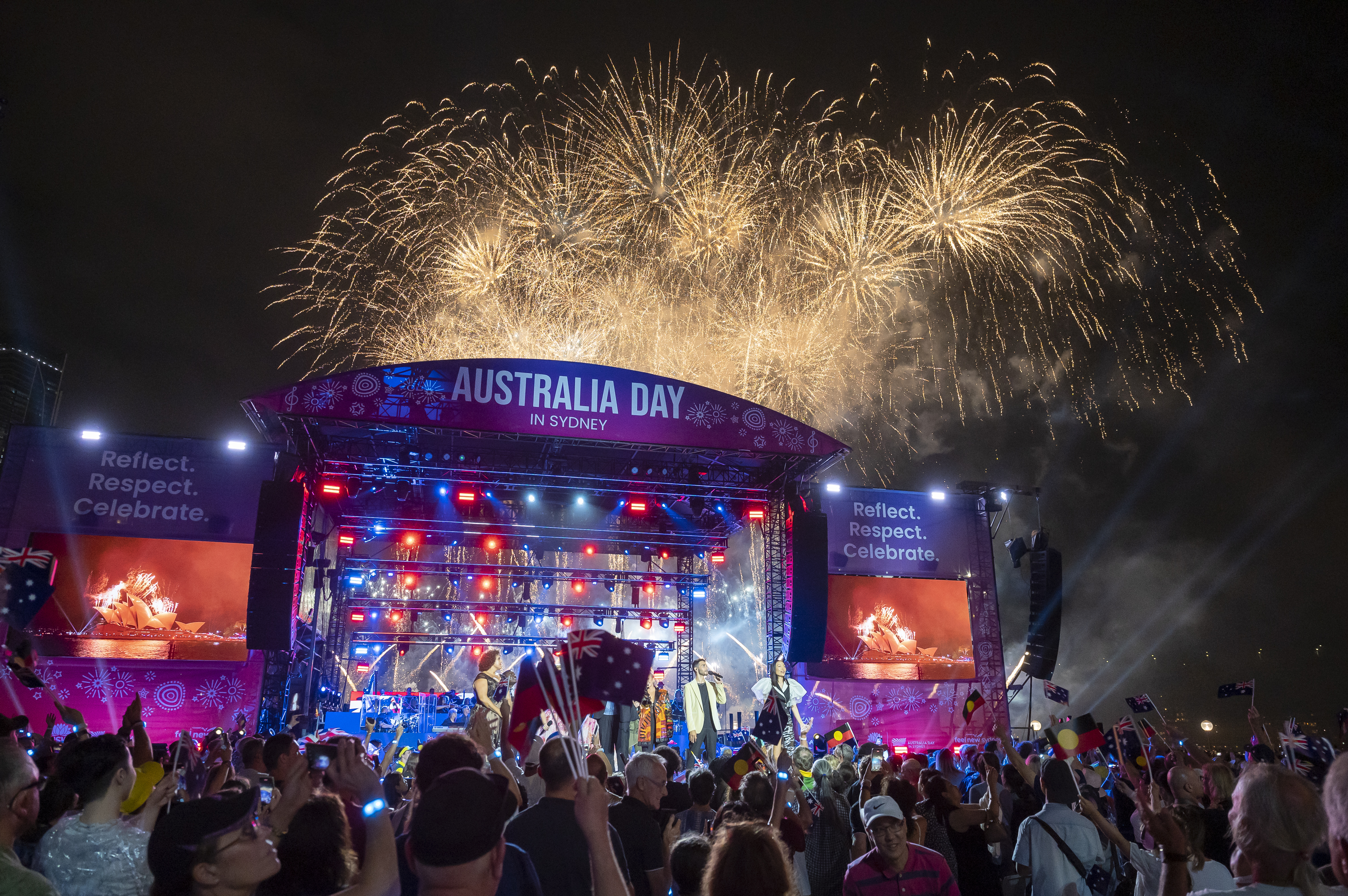 Australia Day Live at the Sydney Opera House and Circular Quay