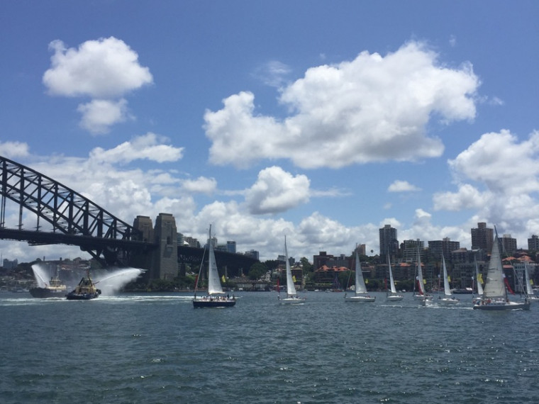 Yachts on Syd Harbour