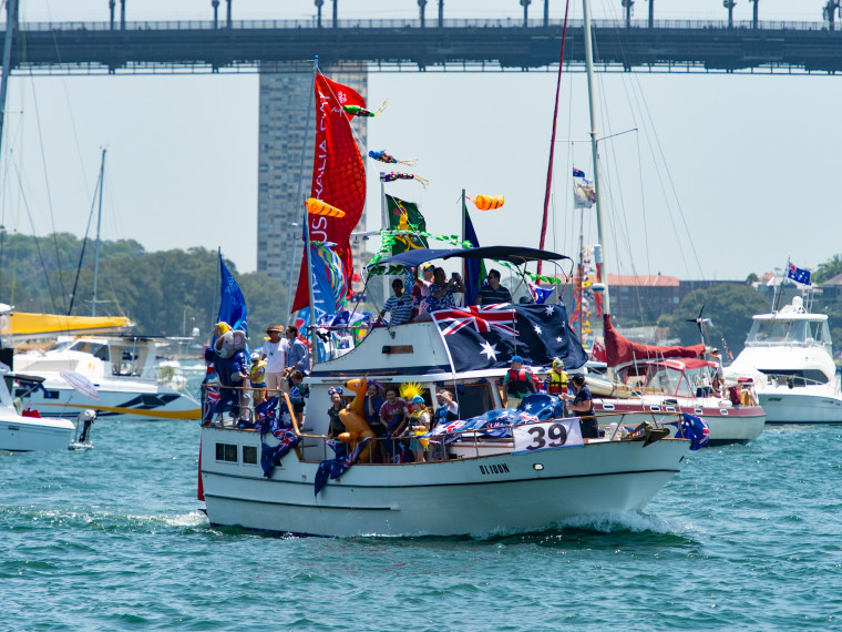 Buccaneer won the judges special bonus award at the Australia Day Harbour Parade 2019