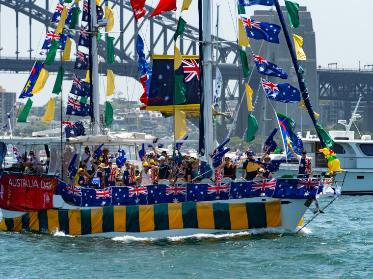 Sydney Sundancer won the Best in Show Biz Award at the Australia Day Harbour Parade 2019