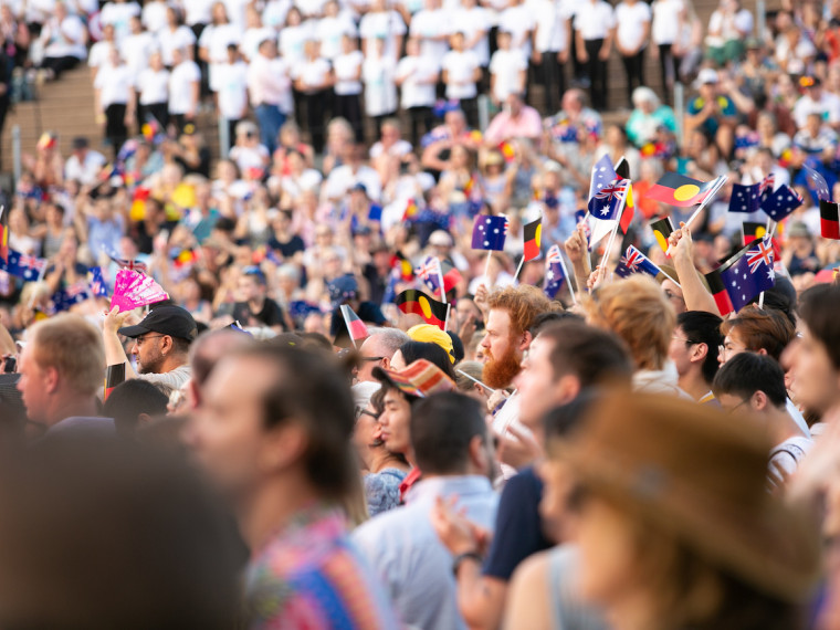 64. Australia Day Live crowd