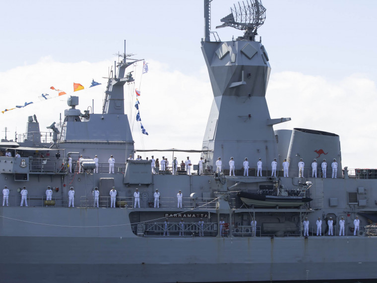 Salute to Australia - HMAS Parramatta (Australia Day 2022)