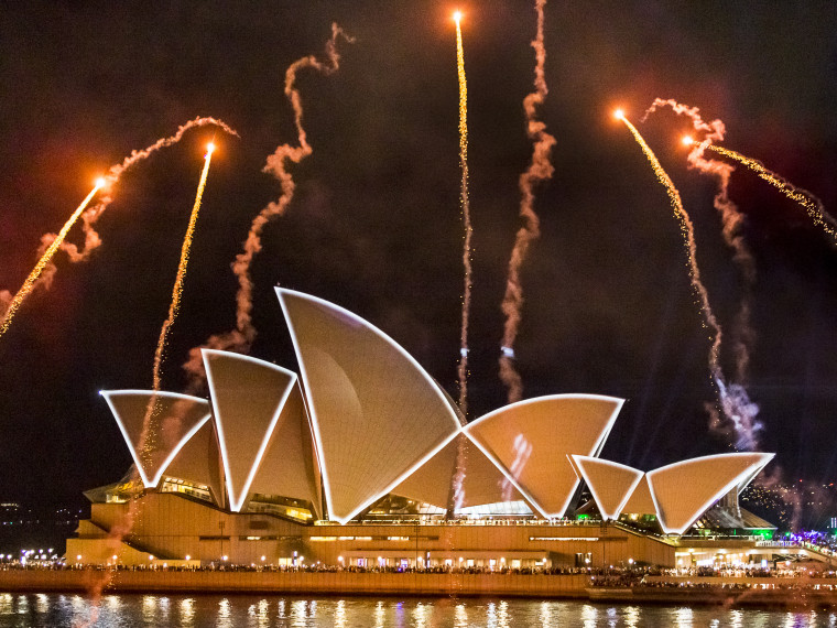 Australia Day Live at Circular Quay- Sydney Opera House and fireworks (2022)