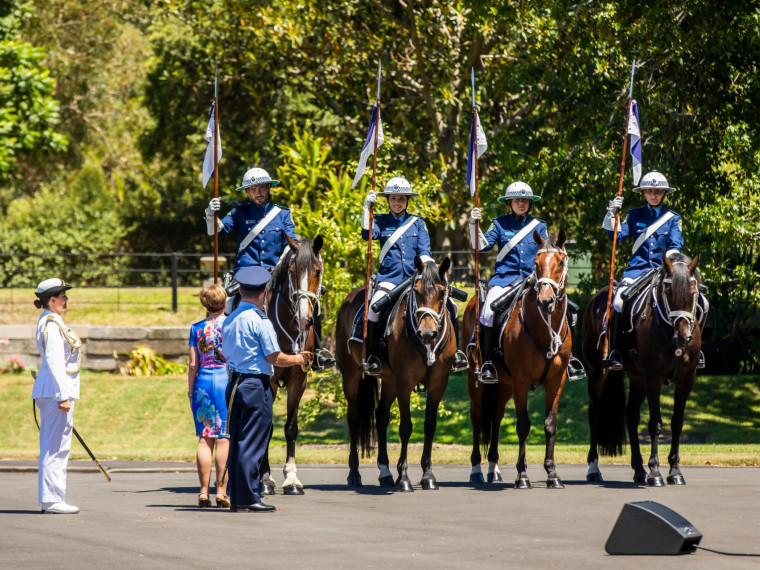 NSW Mounted Police at Salute to Australia