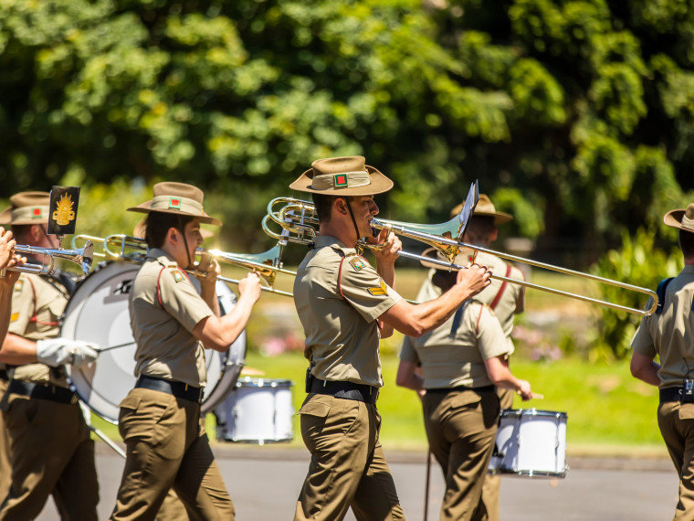 The Australian Army at Salute to Australia at Government House