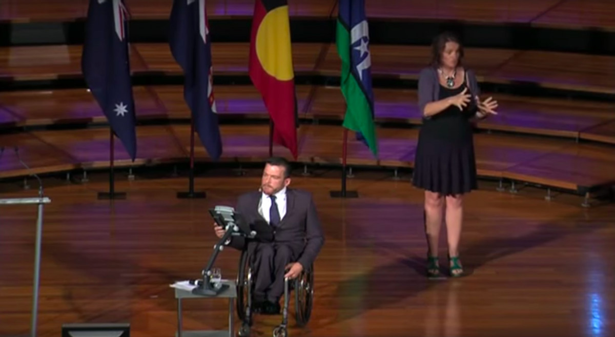 2013 Australia Day Address Kurt Fearnely OAM YouTube
